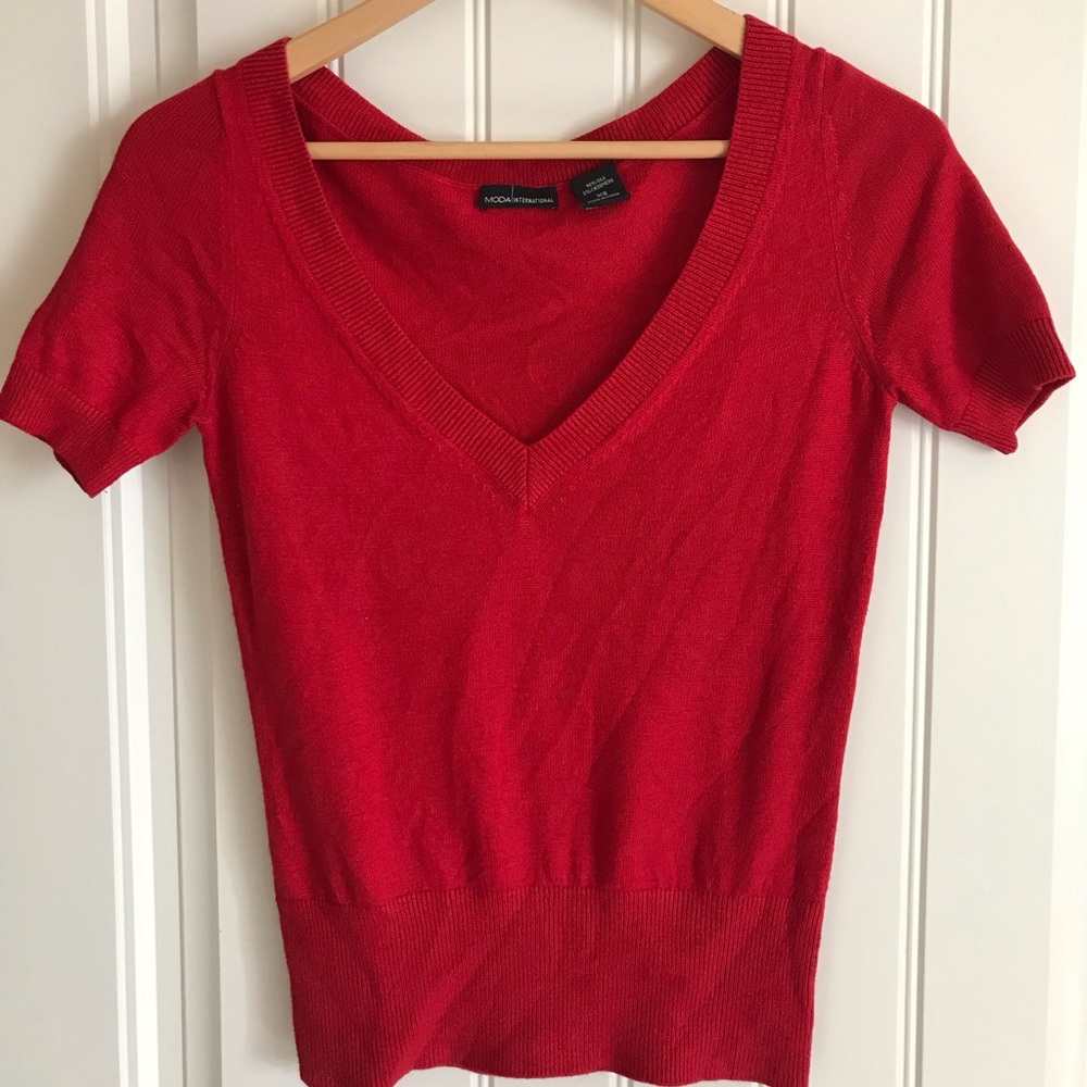 NWOT silk sweater xs